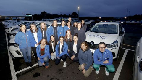 Siete m�dicos y 14 enfermeras componen el equipo de HADO en Lugo, que realiza entre�35 y�40 visitas al d�a.