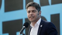El gobernador de Buenos Aires, el peronista Axel Kicillof