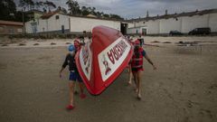 Imagen de archivo del equipo de Cabo da Cruz saliendo a entrenar antes de participar en la Bandera de La Concha