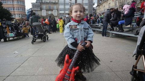 Animacin en el desfile infantil de disfraces