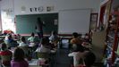 Un aula de un colegio de A Coru�a en una imagen de archivo