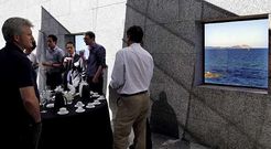 Participantes en la conferencia final del proyecto Gepeto, durante uno de los descansos. 