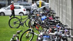 Bicicletas en Nar�n, en una imagen de archivo
