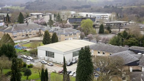 Vista de la Facultade de Veterinaria y de la Politécnica del Campus de Lugo