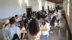 Inicio del curso en el IES Rosal�a de Castro de Santiago