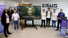 Equipo multidisciplinar que particip� en el proyecto para recrear con inteligencia artificial a Ana Kiro