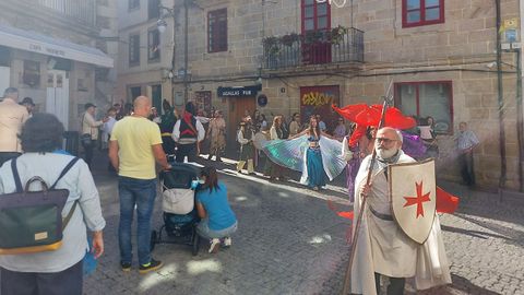 Desfile medieval por el centro de Lugo