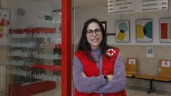 Sarai Molina es responsable del �rea de Salud y Socorros de Cruz Roja en Ourense