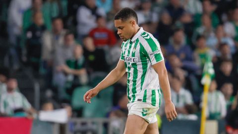 Vitor Roque.Vitor Roque con el Betis