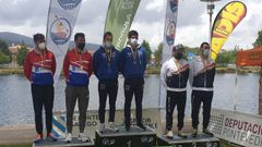 El k-2 valdeorr�s fue segundo en el Campeonato de Espa�a de marat�n, en Pontevedra, y se clasificaban las dos primeras embarcaciones por equipos para la cita de Mosc�