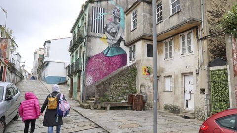 Imagen de la casa okupada en la calle Riego de Canido