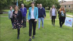 Pont�n, cuando present� la candidatura de Ana Miranda