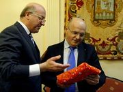Fern�ndez y Baltar, en un acto en el Concello en una foto de archivo.