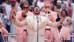Bad Bunny durante su �ltimo concierto en Madrid