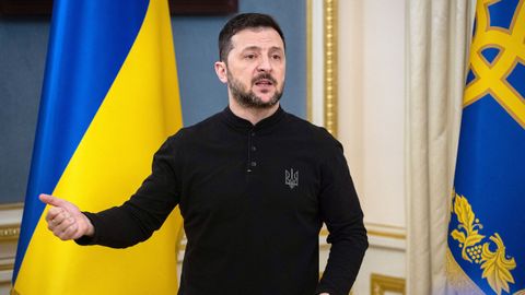 El presidente de Ucrania, Volod�mir Zelenski,�en una imagen de archivo