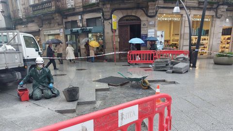 Una de las primeras calles reformadas por el gobierno local fue la de Concordia, inaugurada en el a�o 2023. En los �ltimos d�as se ejecutaron reparaciones y ayer comenzaron los trabajos tambi�n en el cruce de San L�zaro con Santo Domingo.