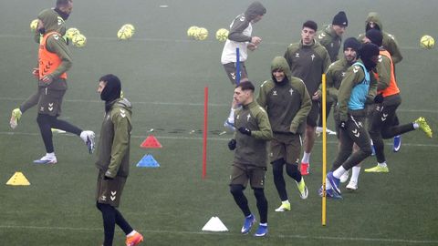 Los&nbsp;jugadores del Celta&nbsp;apenas tuvieron de un entrenamiento para preparar la visita a la Real Sociedad.