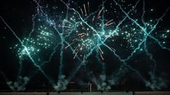 Fuegos de artificio en Boiro