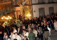 Unos ochenta cofrades desfilar�n junto a la imagen del Paso por Santa Ux�a