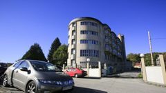 Exterior de la residencia de mayores de Sarria, que registra un brote de coronavirus con m�s de 50 afectados