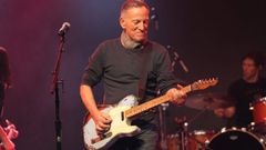 Bruce Springsteen durante su concierto de anoche. 