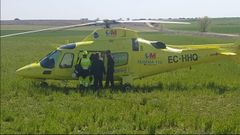 Los sanitarios del 112 desplazados al lugar del accidente de Madrid solo pudieron certificar la muerte del ciclista