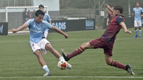 Imagen del partido del pasado mes entre los equipos juveniles del Celta y el Deportivo