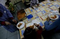 Imagen de archivo del servicio de comedor escolar en el colegio de A G�ndara.
