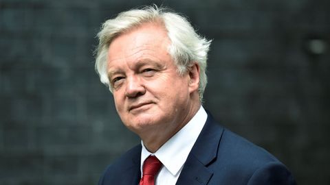 David Davis, jefe negociador del equipo brit�nico