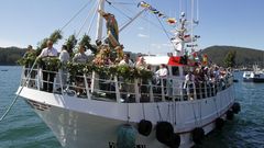 Procesi�n mar�tima de Cedeira, en archivo.
