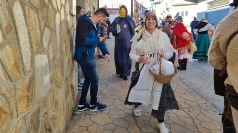 Viana acoge la mayor mascarada de la pennsula Ibrica.Un momento del desfile.