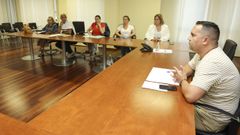 Imagen de archivo de un pleno de Muxia