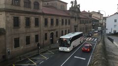 La cuesta de enero y la ausencia de lluvia alivian el tr�fico en Virxe da Cerca