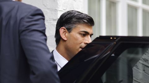 El exministro de Econom�a Rishi Sunak, este mi�rcoles en Londres