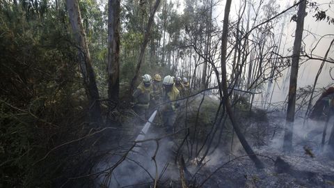 Imagen de archivo de un incendio forestal