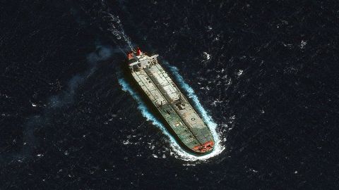 Imagen de sat�lite del petrolero Skipper, incautado por Estados Unidos el pasado 10 de diciembre