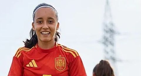 La central sobresale con la selección española sub-15.