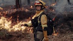 Incendio forestal en Bobor�s en nivel 2