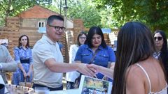 El conselleiro de Emprego, Comercio e Emigracin, Jos Gonzlez, particip en la inauguracin de la Feira Sectorial do Cooperativismo, una iniciativa organizada por el Concello de Bobors en colaboracin con el de San Xon de Ro