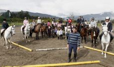 David Alonso creci� entre caballos y ha conseguido convertir el mundo equino en su profesi�n. 