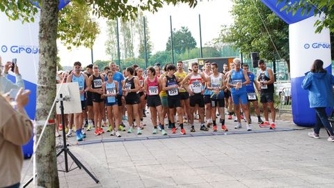 M�s de cuatrocientas personas participan en la Carreira do Marisco 