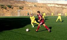 El Sanxenxo y el Pontevedra se midieron ayer sobre el artificial de Baltar de Arriba.