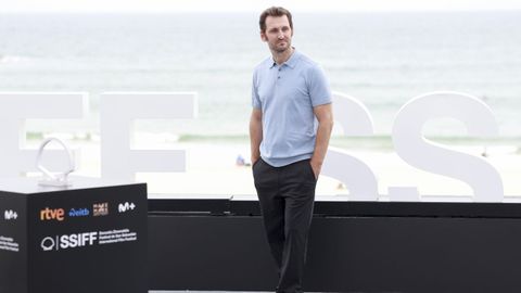 Ra&uacute;l Ar&eacute;valo en el festival de cine de San Sebasti&aacute;n.