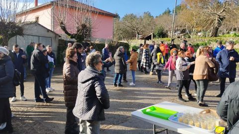 El buen tiempo favoreci la celebracin en esta parroquia de Sober