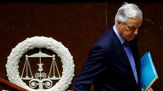 El primer ministro franc�s, Michel Barnier, destituido tras una moci�n de censura
