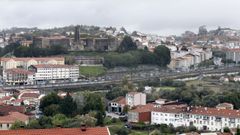 Imagen donde se muestra el estado anterior del muro de la avenida de Lugo