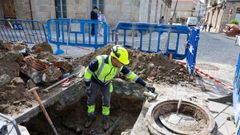 El origen del problema se encuentra en las proximidades de la Casa do Concello de Cambados