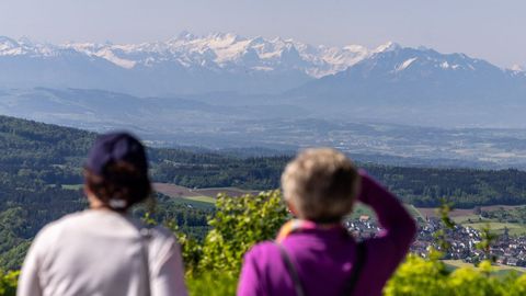 Imagen de archivo de una panor�mica de los Alpes suizos, el pasado 2 de mayo.