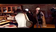 Besteiro y Orozco se reunieron con dise�adores de moda de Lugo para preparar la gala