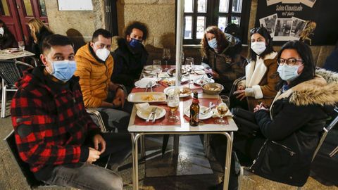 Amigos de A Mari�a que eligieron Ourense para disfrutar del puente